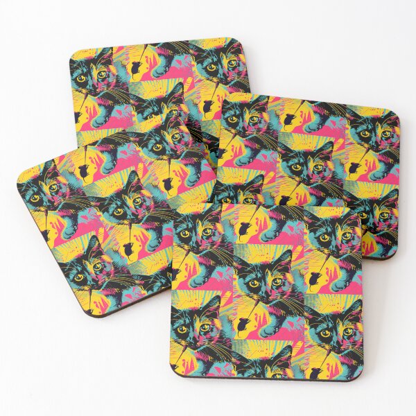 Item preview, Pop Art Illustration of Cat Ready to Attack Mouse designed and sold by Piotrek0001.