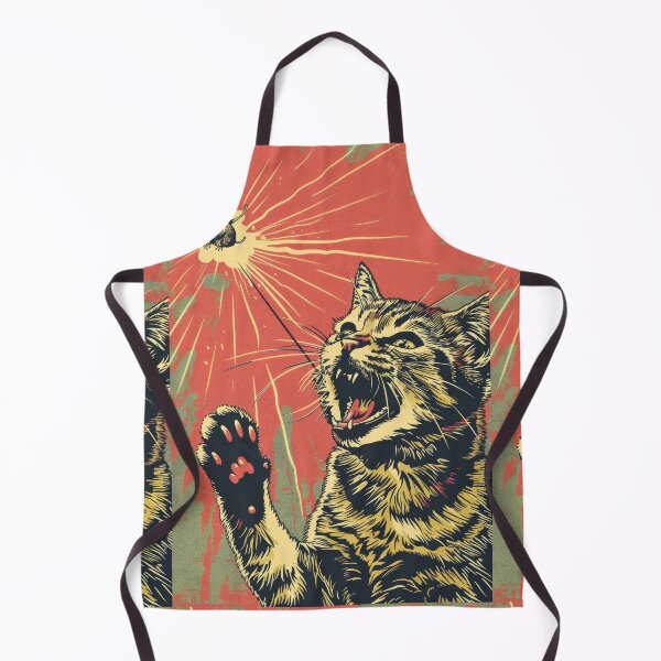 Item preview, Pop Art Illustration of Cat Ready to Attack Mouse designed and sold by Piotrek0001.