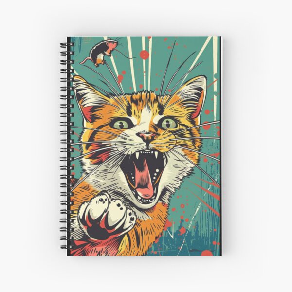 Item preview, Pop Art Illustration of Cat Ready to Attack Mouse designed and sold by Piotrek0001.