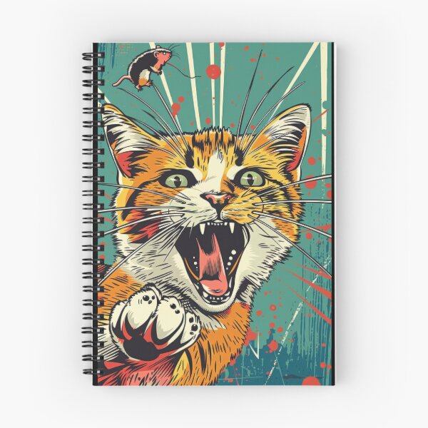 Item preview, Pop Art Illustration of Cat Ready to Attack Mouse designed and sold by Piotrek0001.
