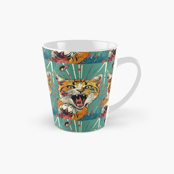 Item preview, Pop Art Illustration of Cat Ready to Attack Mouse designed and sold by Piotrek0001.