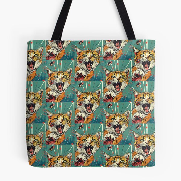 Item preview, Pop Art Illustration of Cat Ready to Attack Mouse designed and sold by Piotrek0001.