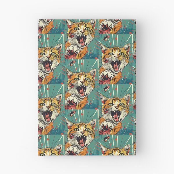 Item preview, Pop Art Illustration of Cat Ready to Attack Mouse designed and sold by Piotrek0001.