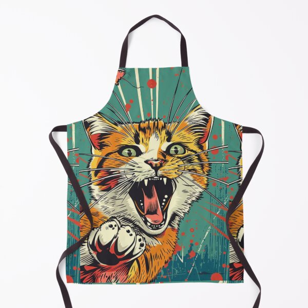 Item preview, Pop Art Illustration of Cat Ready to Attack Mouse designed and sold by Piotrek0001.
