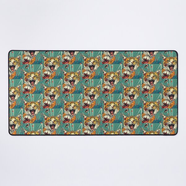 Item preview, Pop Art Illustration of Cat Ready to Attack Mouse designed and sold by Piotrek0001.