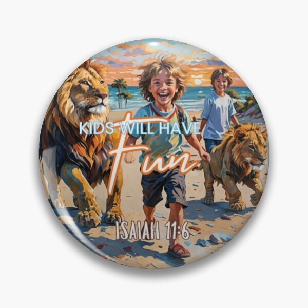 Item preview, Kids Will Have Fun! Isaiah 11:6 designed and sold by IvaRenee.