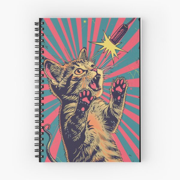 Item preview, Pop Art Illustration of Cat Ready to Attack Mouse designed and sold by Piotrek0001.