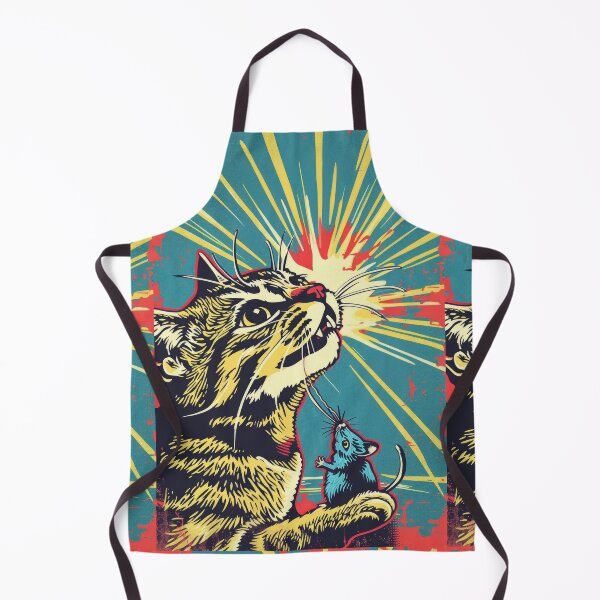 Item preview, Pop Art Illustration of Cat Ready to Attack Mouse designed and sold by Piotrek0001.