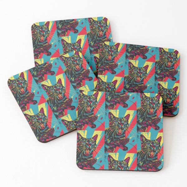 Item preview, Pop Art Illustration of Cat Ready to Attack Mouse designed and sold by Piotrek0001.