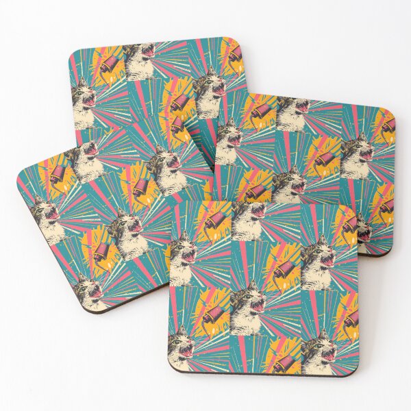 Item preview, Pop Art Illustration of Cat Ready to Attack Mouse designed and sold by Piotrek0001.