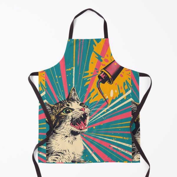 Item preview, Pop Art Illustration of Cat Ready to Attack Mouse designed and sold by Piotrek0001.