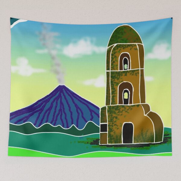 Item preview, Mayon Volcano Travel Art designed and sold by joeycastaneda.
