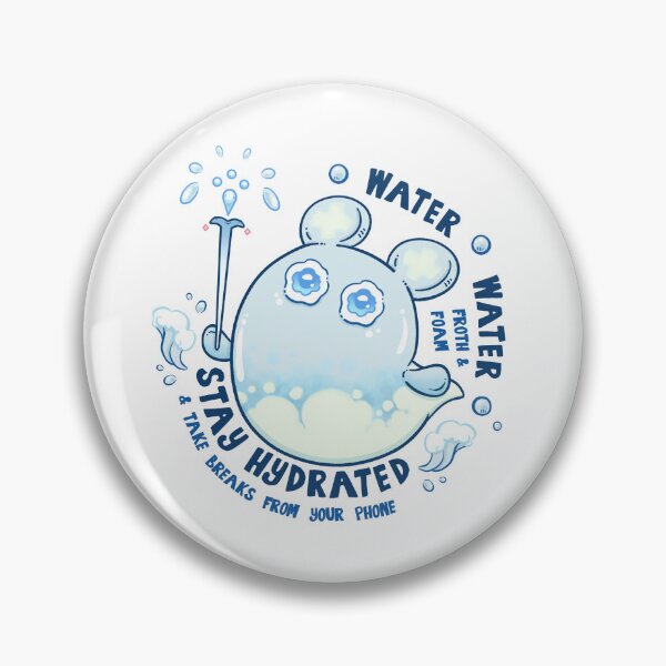 Item preview, Nixie Drippy Self-Care - Stay Hydrated & Take Breaks designed and sold by CommodorePaws.