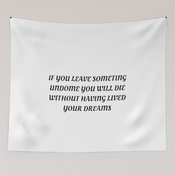 Item preview, DON'T EVER LEAVE YOUR DREAMS UNDO designed and sold by lunacoco81.