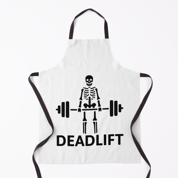 Item preview, Killer Workout! Black And White Skeleton Deadlift Gym Pun designed and sold by PMCreative.