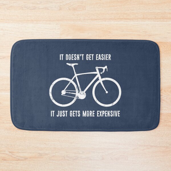 Item preview, It Doesn't Get Easier It Just Gets More Expensive Cycling designed and sold by Esskay Designs.