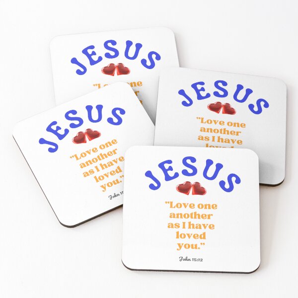 Item preview, "Jesus Said Love One Another - John 15:12 Heart Design" designed and sold by mileysamir7.