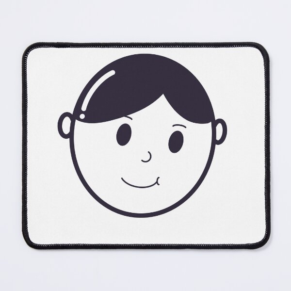 Item preview, minimalist smile face avatar designed and sold by hakobs.