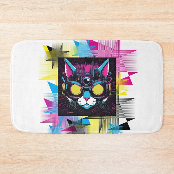 Item preview, Cyberpunk Cat designed and sold by yellowmadcat.