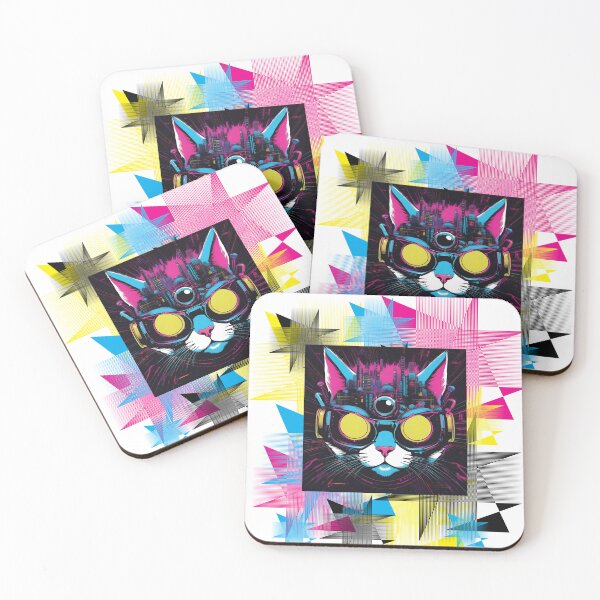 Item preview, Cyberpunk Cat designed and sold by yellowmadcat.