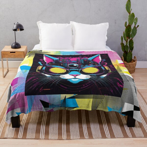 Item preview, Cyberpunk Cat designed and sold by yellowmadcat.