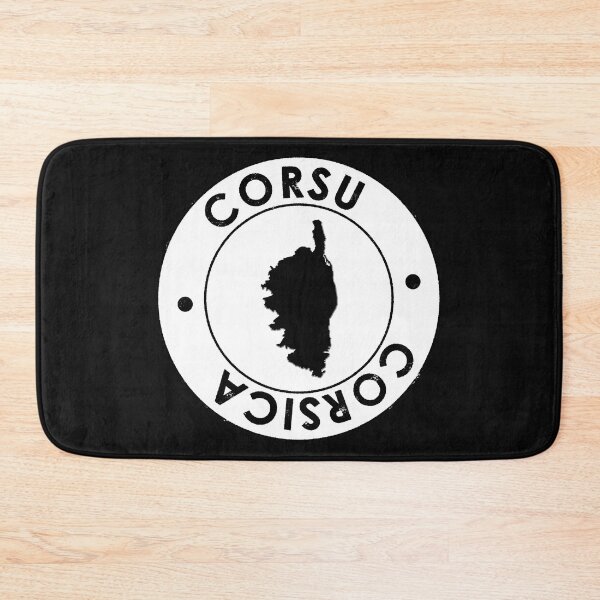 Item preview, Corsican stamp round icon with map designed and sold by stedata.