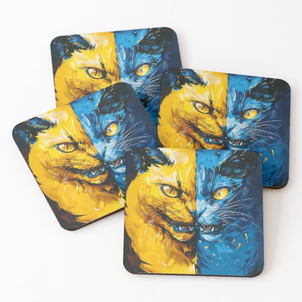 Item preview, BATTLE CAT : Ukraine COLOR  designed and sold by Zen Candy 3000 Travis Nicholas Zariwny.