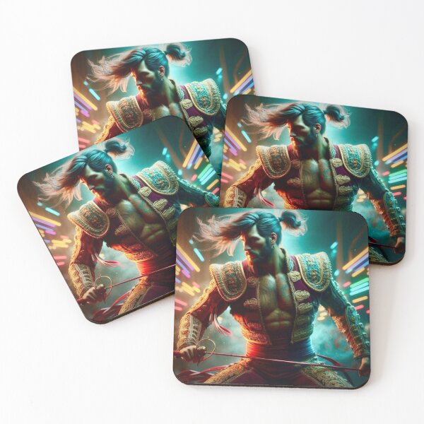 Item preview, "Neon Matador: Cyberpunk Bullfighter's Arena - Ghost Archer Illusions" designed and sold by Ghost Archer Illusions.