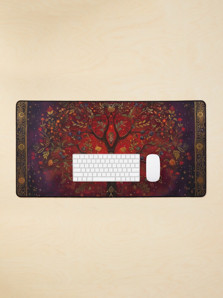 Thumbnail 1 of 5, Mouse Pad, Tree of Life III designed and sold by LoveByCasha.