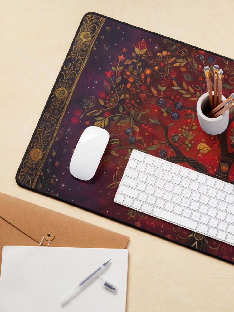Thumbnail 3 of 5, Mouse Pad, Tree of Life III designed and sold by LoveByCasha.