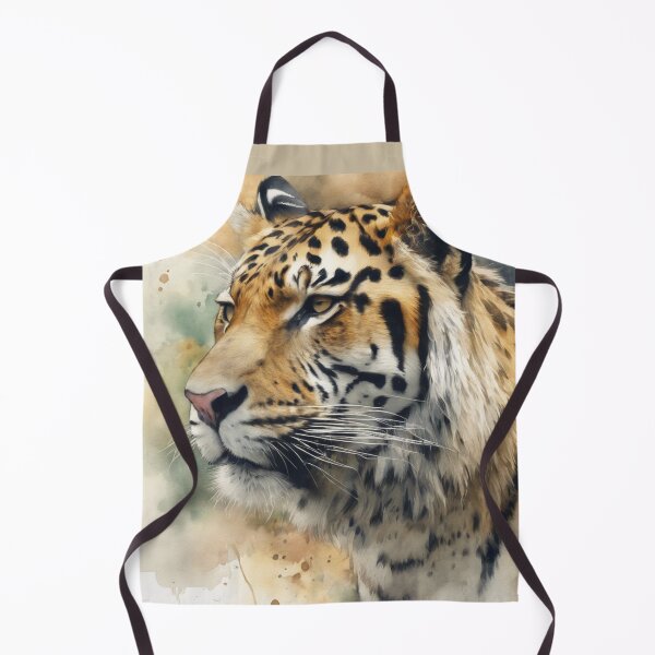 Item preview, wild cat, original art, watercolor designed and sold by TrendyGenZArt.