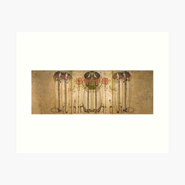Item preview, charles rennie mackintosh art nouveau, charles rennie mackintosh paintings, charles rennie mackintosh artwork, charles rennie mackintosh prints designed and sold by rosa-reid.