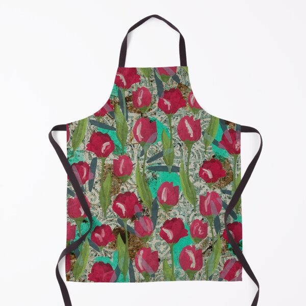 Item preview, Tulip Meadow - Eclectic Floral Abstract Art designed and sold by FeralLaFemme.