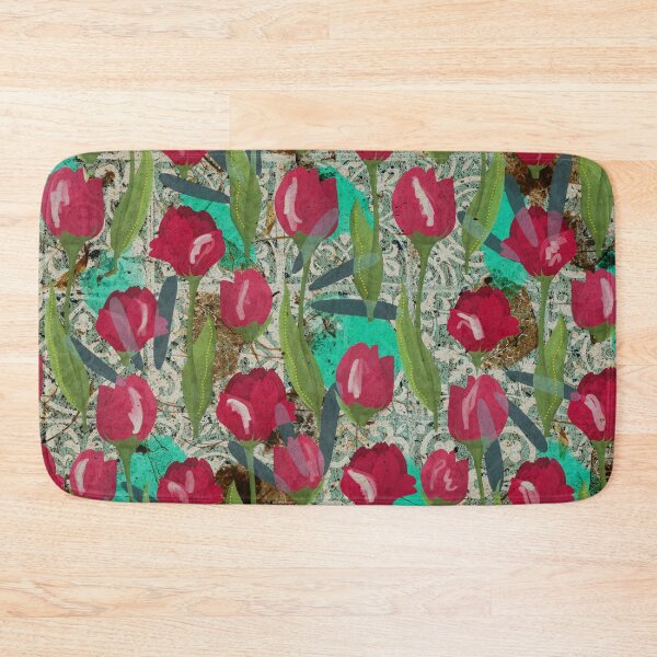 Item preview, Tulip Meadow - Eclectic Floral Abstract Art designed and sold by FeralLaFemme.