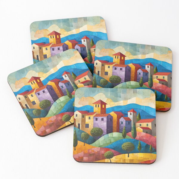 Item preview, Tuscany - Cubism designed and sold by KootenayDesigns.