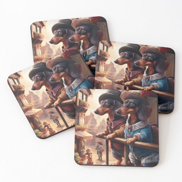 Item preview, Dachshunds. designed and sold by MyHappyArtShop.