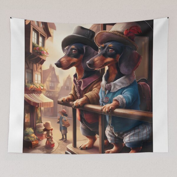 Item preview, Dachshunds. designed and sold by MyHappyArtShop.
