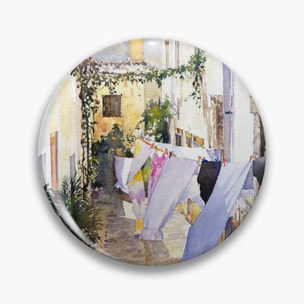 Item preview, Corner With Washing In Almócita designed and sold by Margaret Merry.