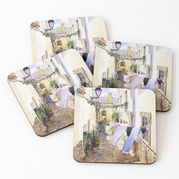 Item preview, Corner With Washing In Almócita designed and sold by Margaret Merry.
