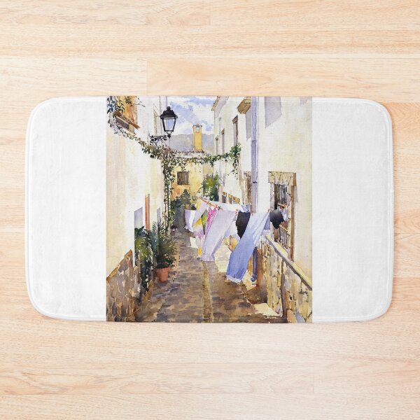 Item preview, Corner With Washing In Almócita designed and sold by Margaret Merry.