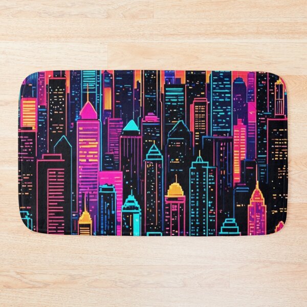 Item preview, 8BIT City Metropolis designed and sold by MixedMediaPrint.