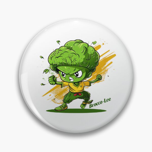 Item preview, Brocco-Lee: The Ultimate Veggie Warrior designed and sold by kjon88.