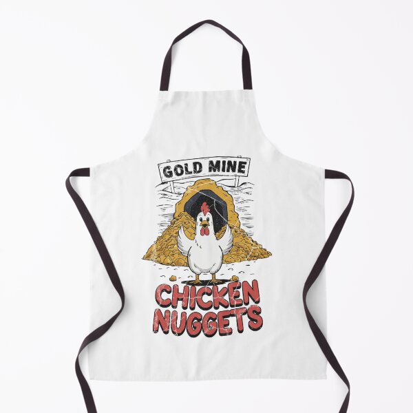 Item preview, Gold Mine Chicken Nuggets, Funny Chicken Design, Perfect for Food Lovers, Unique Gift Idea designed and sold by Sir Meow Meow.