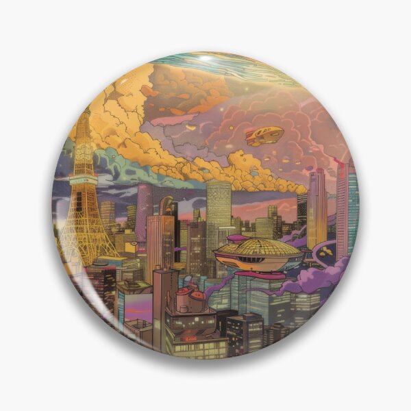 Item preview, Futuristic Skyline designed and sold by WickerStudio.