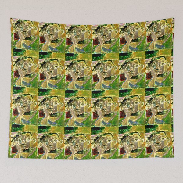 Item preview,   bored pixel face pattern by c.a.2024. smiley100. designed and sold by smiley100.