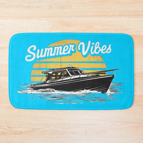Item preview, Motorboat at sunset from the lyrics 'summer vibes' designed and sold by Tomasz  Siennicki.