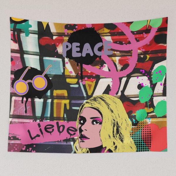 Item preview, Graffiti pop art girl designed and sold by GasconyPassion.