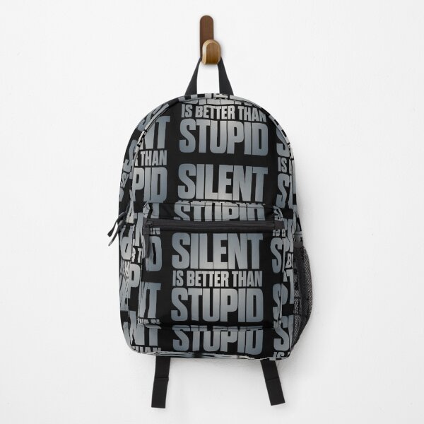 Item preview, Silent is better than stupid. v.4 designed and sold by x1brett.
