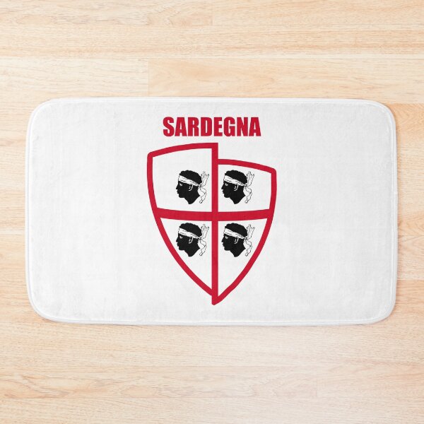 Item preview, Sardegna Bandiera Sarda - Sardinia flag - Retro style shield  designed and sold by miskaralise.