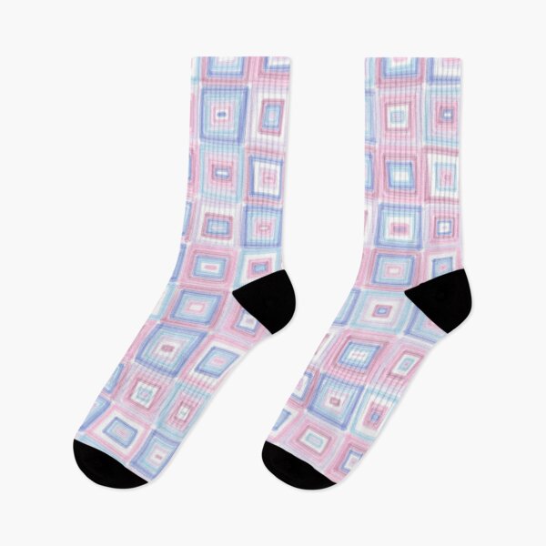 Item preview, Bigender Pride Flag Modern Art Pink Purple Blue designed and sold by JoyfulJen.